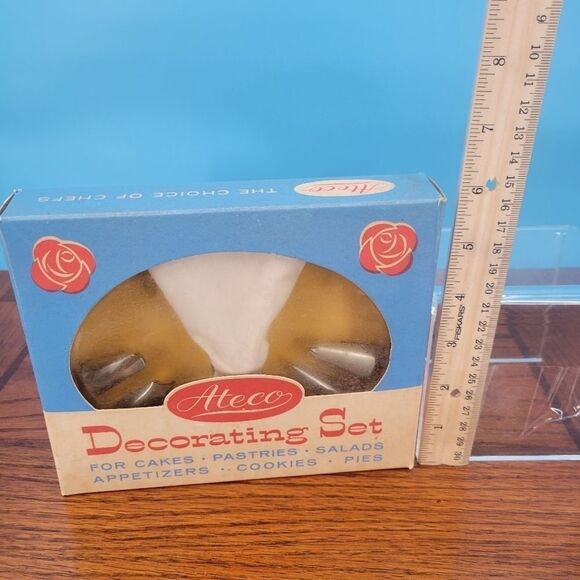 Ateco Vintage Cake Decoraing Set Advertising Display Kitchen Decor - Picture 11 of 11